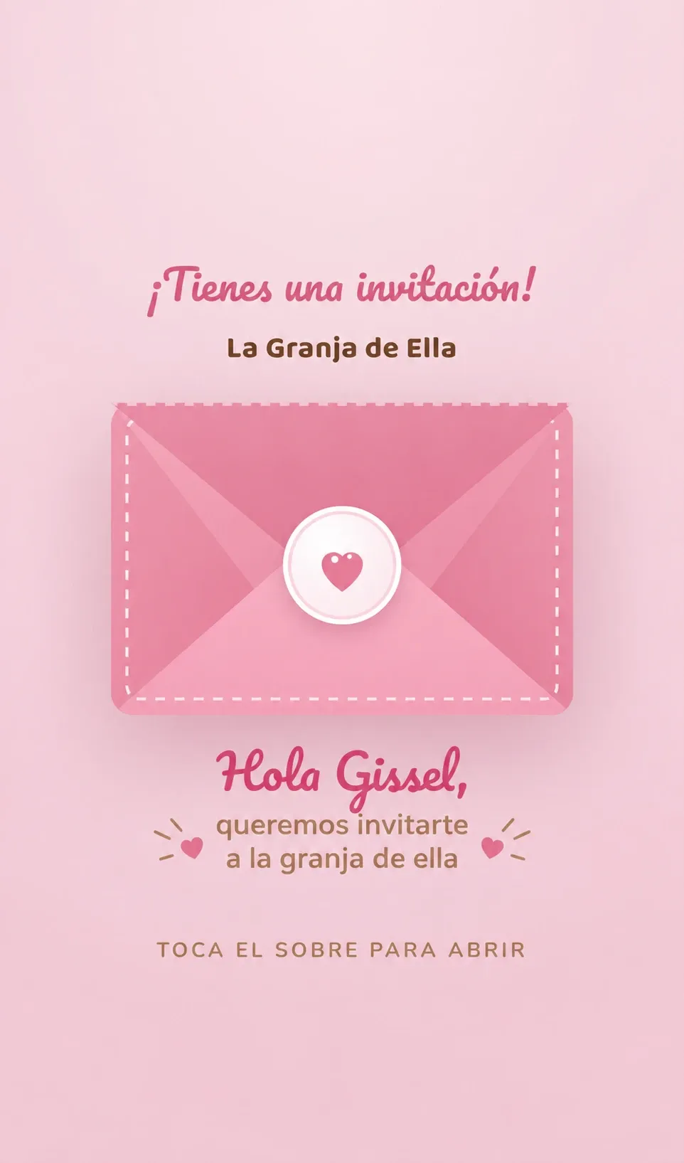 Invitación real de ejemplo — Fiesta infantil
